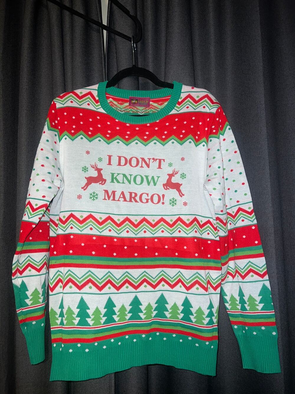 Ugly Christmas Sweater Xmas Size Medium Vacation